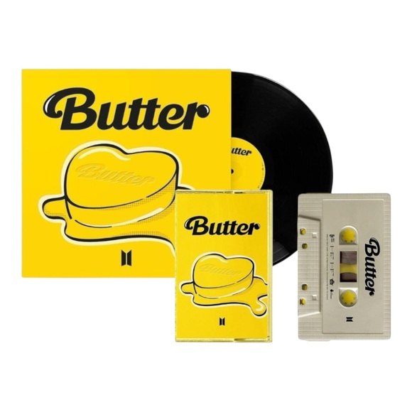 [LIMITED EDITION] BTS BUTTER 7” VINYL & CASSETTE SET - BRAND NEW - Picture 1 of 3